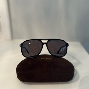 Tom Ford Dark Aviator Sunglasses